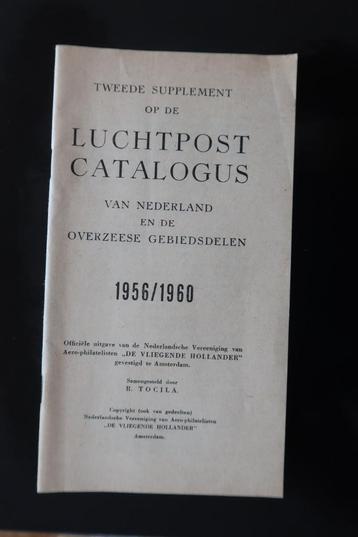 2x supplement op luchtvaar catalogus 1948/1955 en 1956/1960 beschikbaar voor biedingen