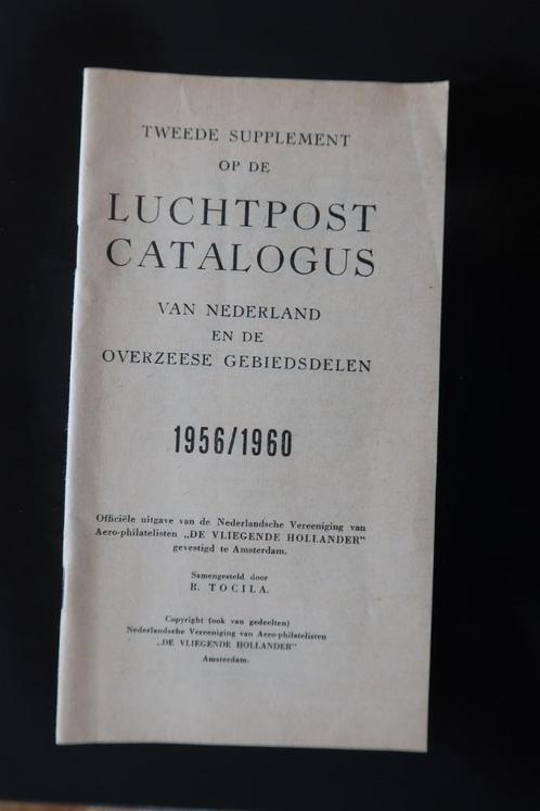 2x supplement op luchtvaar catalogus 1948/1955 en 1956/1960, Postzegels en Munten, Brieven en Enveloppen | Nederland, Envelop