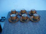 Zeldzame set van vijf "Geisha mokkakopjes" uit Japan 1920, Antiek en Kunst, Ophalen of Verzenden