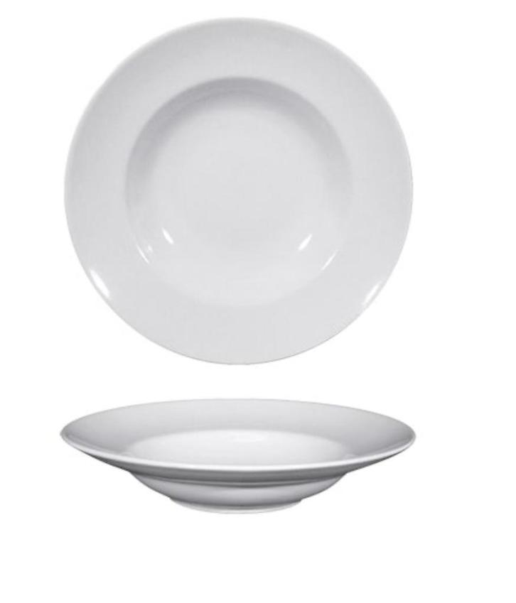 PASTABORDEN 30 CM 6 STUKS, Huis en Inrichting, Keuken | Servies, Zo goed als nieuw, Bord(en), Effen, Porselein, Ophalen of Verzenden