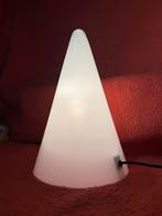 Teepee Tafellamp – Glanzend Opaalglas – 35 cm Hoog, Vintage, Vintage, Vintage, Ophalen of Verzenden