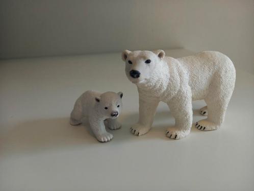 Schleich ijsberen, Verzamelen, Dierenverzamelingen, Zo goed als nieuw, Beeldje of Figuurtje, Wild dier, Ophalen of Verzenden