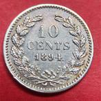 10 cent 1894. Zfr., Zilver, Ophalen of Verzenden, 10 cent, Koningin Wilhelmina