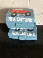 2 Nieuwe Lunchboxen - Wild Adventure Thema, Ophalen of Verzenden, Nieuw