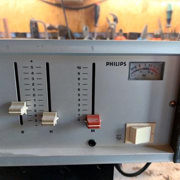 Philips set jaren 60 70 versterker met speakers  beschikbaar voor biedingen