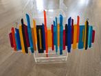 Zeldzame Vintage antieke kleurrijke Art Deco raamhanger €49, Antiek en Kunst, Ophalen of Verzenden