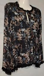 MUNTHE blouse mooie print maat 42, Overige kleuren, Verzenden, Maat 42/44 (L), Zo goed als nieuw