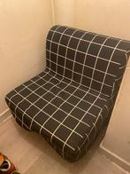 Slaapstoel / Logeerstoel - Uitklapbaar, Gebruikt, Zwart, Ophalen of Verzenden, Eén