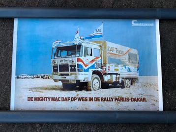 Poster DAF Trucks Parijs Dakar beschikbaar voor biedingen
