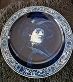 Delfts Blauw Bord - Zelfportret Rembrandt, Antiek en Kunst, Ophalen of Verzenden