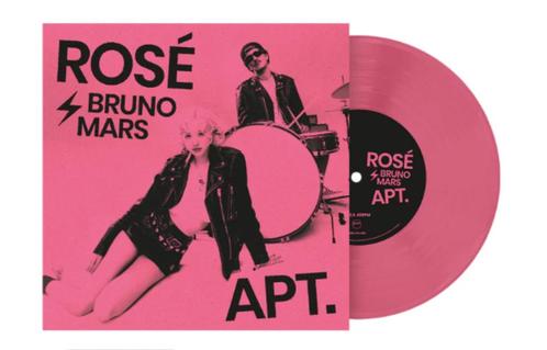 LAATSTE Rose - Bruno Mars - APT - 7" single vinyl - Hot Pink, Cd's en Dvd's, Vinyl Singles, Nieuw in verpakking, Single, Pop, 7 inch