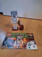LEGO Minecraft 21150 - Skelet met Magmakubus, Ophalen of Verzenden, Zo goed als nieuw