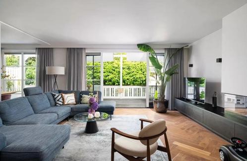 Super mooie grote U bank van Montel blauw, Huis en Inrichting, Banken | Complete zithoeken, Zo goed als nieuw, Stof, Ophalen