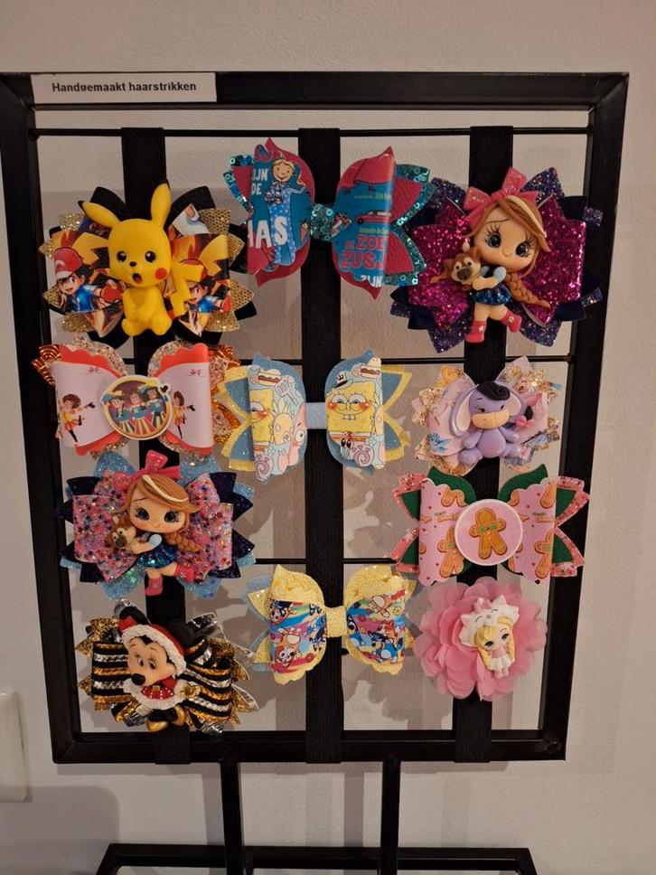 Handgemaakte Haarstrikken - Uniek!, Kinderen en Baby's, Kindermode-accessoires, Nieuw, Ophalen of Verzenden