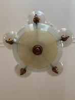 Prachtige vintage  plafonnières 2 stuks, Ophalen, Zo goed als nieuw, Glas