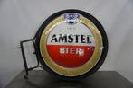 Amstel lichtbak uithangbord reclame verlichtingsbord, Verzamelen, Ophalen of Verzenden, Gebruikt, Reclamebord, Plaat of Schild