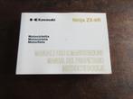 Kawasaki ZX-6R ZX600R9 2009 instructieboek manual handleidin, Ophalen of Verzenden, Kawasaki