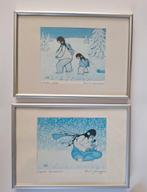 2 ingelijste prenten Cecil Youngfox., Ophalen of Verzenden