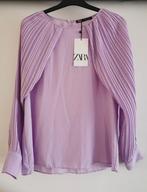 ZARA lila blouse mt. L, Verzenden, Zara, Paars, Maat 42/44 (L)