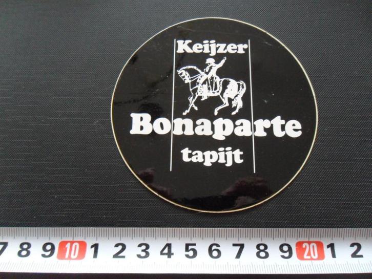 sticker Keijzer BONAPARTE tapijt *, Verzamelen, Stickers, Zo goed als nieuw, Ophalen