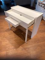 IKEA MALM kaptafel/bureau wit met lades – uitstekende staat, Huis en Inrichting, Ophalen, 100 tot 150 cm, 1 of 2 laden, Zo goed als nieuw