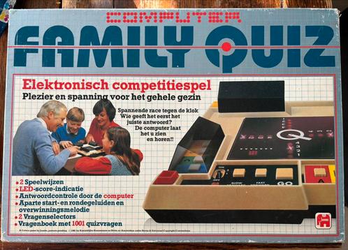 Computer Family Quiz spel, Hobby en Vrije tijd, Gezelschapsspellen | Bordspellen, Gebruikt, Drie of vier spelers, Ophalen of Verzenden