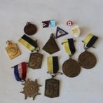 Medaille set 7 stuks o.a. fiets vierdaagse Nijmegen, Postzegels en Munten, Penningen en Medailles, Ophalen of Verzenden, Overige materialen