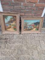 Hermannes veger  2 schilderij  goed bod, Antiek en Kunst, Ophalen of Verzenden