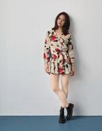 Zomerse Playsuit / Salopette met Rozenprint – Maat S - M, Overige kleuren, Verzenden, Zara, Zo goed als nieuw