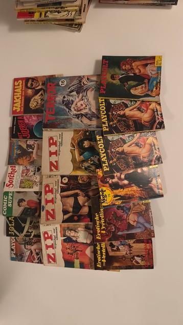 Assorti erotische strips beschikbaar voor biedingen