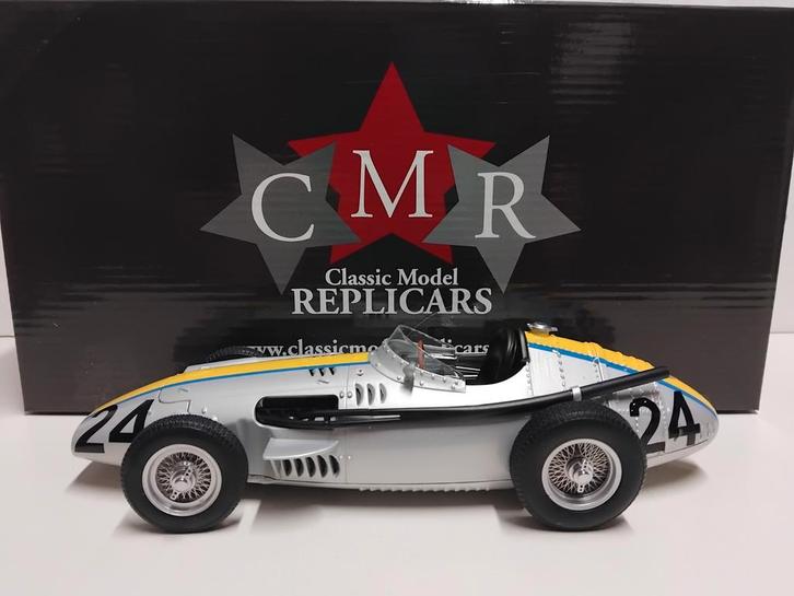 Maserati 250 F GP Italia 1957 Bonnier Replicars CMR 1:18 KRD, Hobby en Vrije tijd, Modelauto's | 1:18, Zo goed als nieuw, Auto