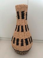 Mooie sier vaas van riet, Ophalen, Schaal, Zo goed als nieuw, Riet