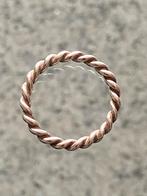Zilveren Gedraaide Ring, Sieraden, Tassen en Uiterlijk, Ringen, 18 tot 19, Gebruikt, Ophalen of Verzenden, Dame of Heer