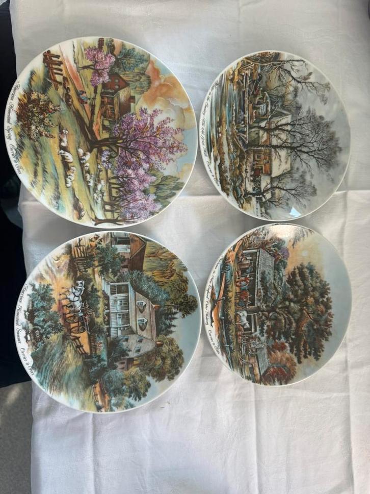 Ouderwetse bordjes te koop. Bareuther waldsassen, Huis en Inrichting, Keuken | Servies, Zo goed als nieuw, Bord(en), Wedgwood