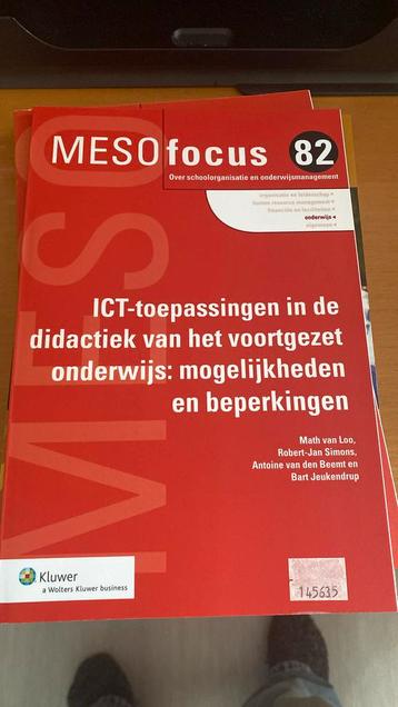 ICT-toepassingen in de didactiek van het voortgezet onderwij beschikbaar voor biedingen