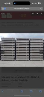 Betonplaten gezocht, Doe-het-zelf en Verbouw, Ophalen of Verzenden, Gebruikt, Overige materialen, Minder dan 20 mm
