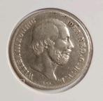 Schaarse Zilveren Gulden uit 1856 - Willem III, 1 gulden, Koning Willem III, Verzenden, Zilver