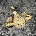 14k gouden hanger prachtig model dollar model, Ophalen of Verzenden, Zo goed als nieuw, Goud, Kruis of Symbool