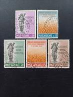 Vaticaanstad Mi 397 - 401, Postzegels en Munten, Postzegels | Europa | Overig, Overige landen, Verzenden, Gestempeld