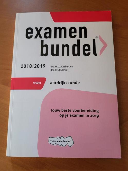 Examenbundel vwo Aardrijkskunde 2018/2019, Boeken, Schoolboeken, Gelezen, Nederlands, VWO, Ophalen of Verzenden