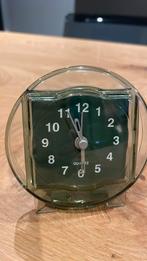 Wekker wekkertje groen kunststof werkt op AA tje, Witgoed en Apparatuur, Wekkers, Ophalen of Verzenden, Zo goed als nieuw