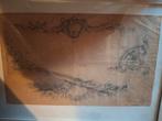 Oude Decoratieve Tekening, Ophalen of Verzenden