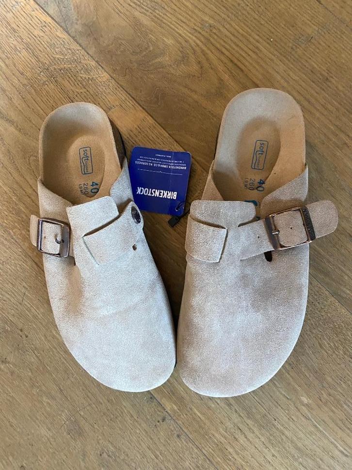 Birkenstock Boston maat 40, Kleding | Dames, Schoenen, Nieuw, Sandalen of Muiltjes, Beige, Ophalen of Verzenden