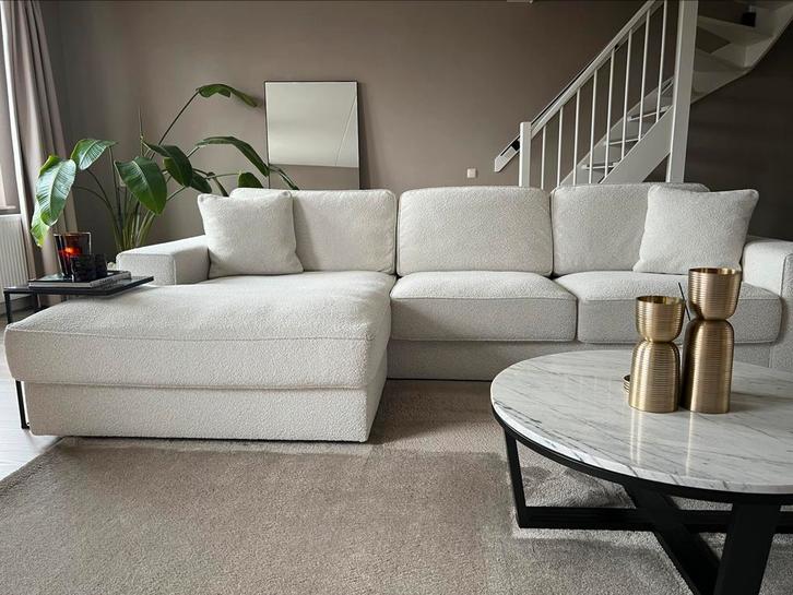 Loungebank Santos van Richmond Interiors (lounge links), Huis en Inrichting, Banken | Complete zithoeken, Stof, Ophalen of Verzenden