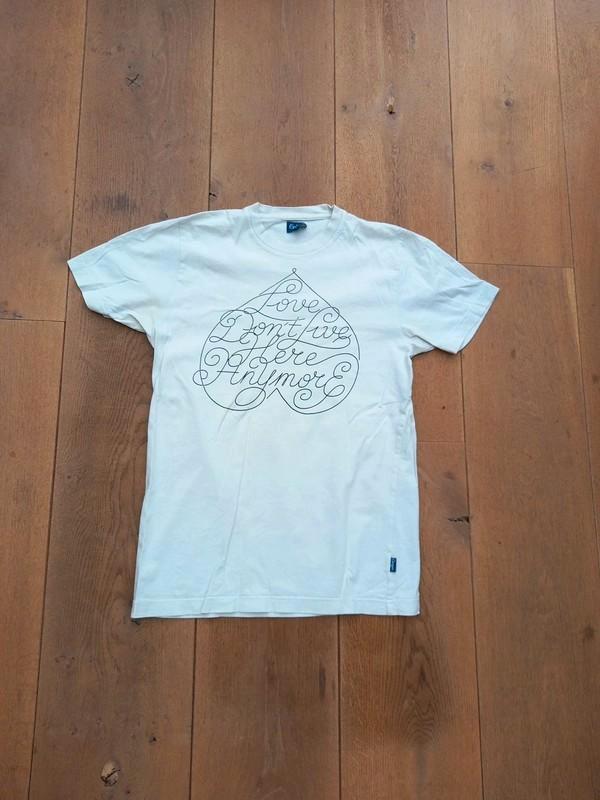 Wit t-shirt van Ceizer. Maat S, Kleding | Heren, T-shirts, Zo goed als nieuw, Maat 46 (S) of kleiner, Wit, Ophalen of Verzenden