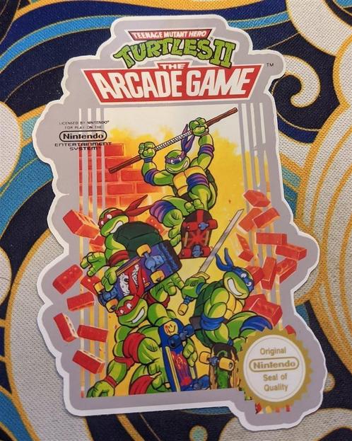 Teenage Mutant Ninja Turtles Retro nes game Sticker, Verzamelen, Stickers, Nieuw, Overige typen, Verzenden