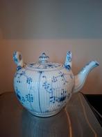 Antieke Meissen Theepot 19e Eeuw Handbeschilderd, Ophalen of Verzenden