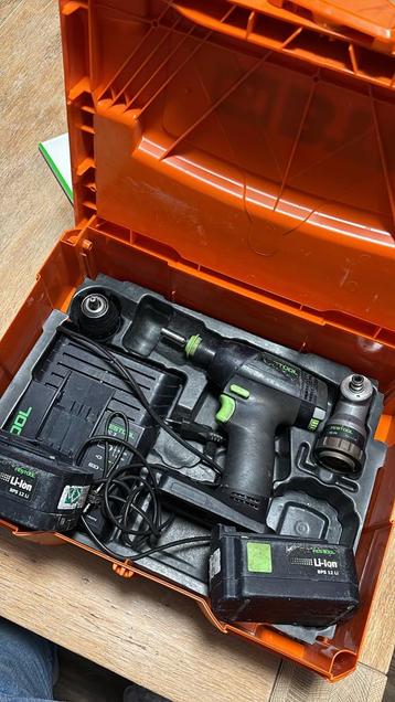 Festool Boormachine met 2 Accu's beschikbaar voor biedingen