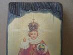 Icoon Kindje Jezus van Praag icoon icoontje 5x9cm Tsjechië, Ophalen of Verzenden, Zo goed als nieuw, Overige typen, Christendom | Katholiek