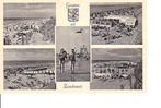Ansichtkaart 	Zandvoort	5-luik	Strand, Verzenden, 1940 tot 1960, Ongelopen, Noord-Holland